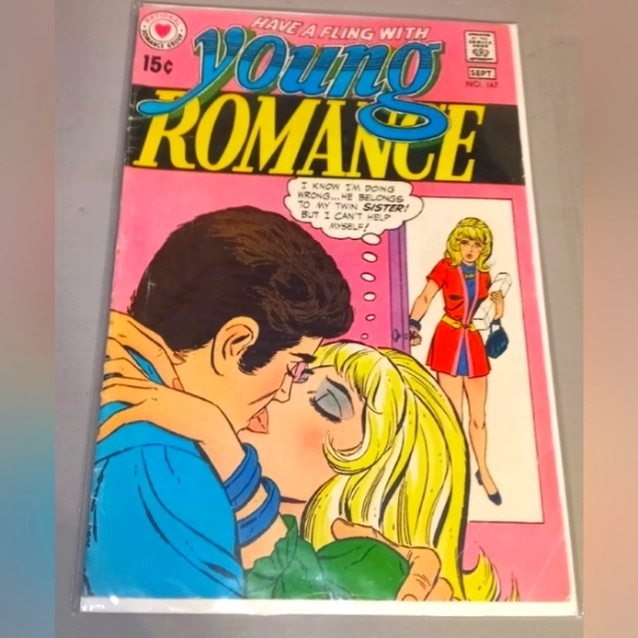 1970 Young Romance #167 Comic Book - DC Comics - Picture 3 of 3